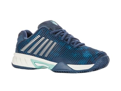 Image of K-Swiss Performance Hypercourt Express 2 HB, Tennis Shoes, Indian Teal/Star White/Moonstruck,