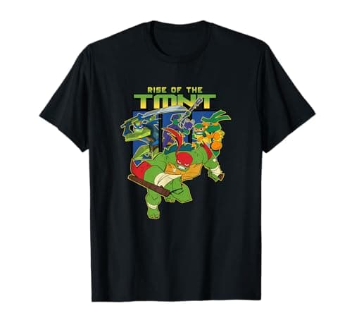 Image of Teenage Mutant Ninja Turtles Rise Of The TMNT Logo Panels T-Shirt
