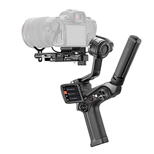 Image of ZHIYUN WEEBILL-2 3-Axis Gimbal Stabilizer, Built-in 2.8 Inch Flip Color Touch Screen for Mirrorless Cameras and DSLR Compatible with Panasonic, Canon, Sony, Fujifilm and