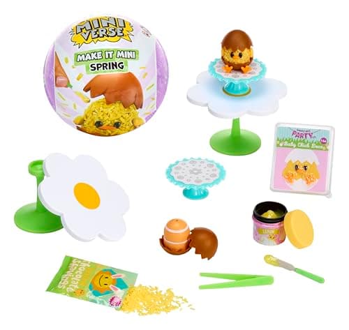 Image of MGA's Miniverse Make It Mini Spring Series - Seasonal DIY Resin Mini Collectables for Crafting and Display, with Replica Ingredients, Not Edible - For Collectors & Children Ages 8+ Years