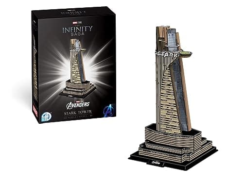 Image of Revell 3D Puzzle I Marvel Stark Tower I 67 Pieces I 2 Hours Construction Time I for Children and Adults from 8 Years I Promotes Creativity I Idea for Any Occasion