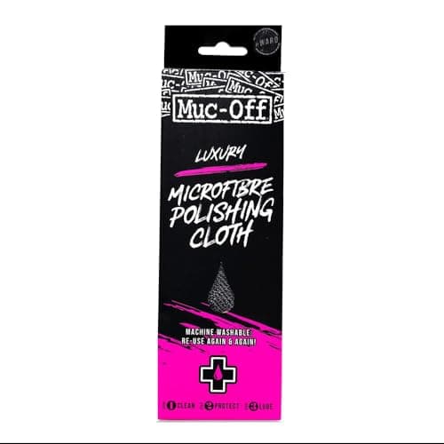 Image of Muc Off Luxury Microfibre Polishing Cloth - Super Soft, Machine Washable Detailing Cloth with Split-Fibre Technology - Safe on all Surfaces
