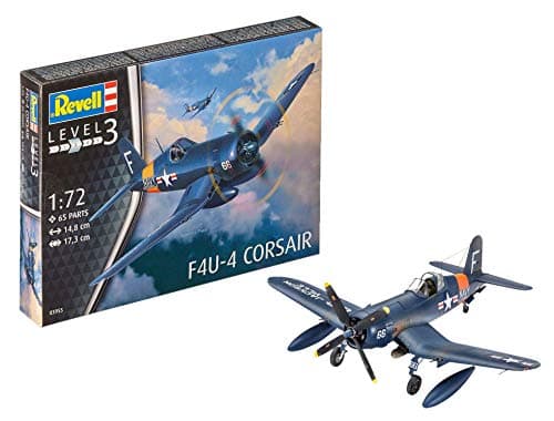 Image of Revell 03955 F4U-4 Corsair 1:72 Scale Unbuilt/Unpainted Plastic Model Kit