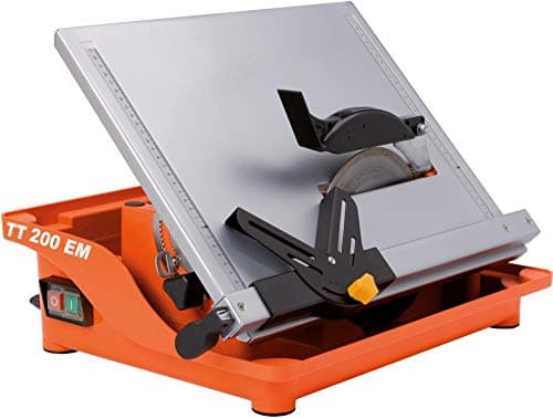 Image of Norton Clipper 70184625701 "TT 200 EM" Water-Powered Tile Saw, Grey/Silver/Orange