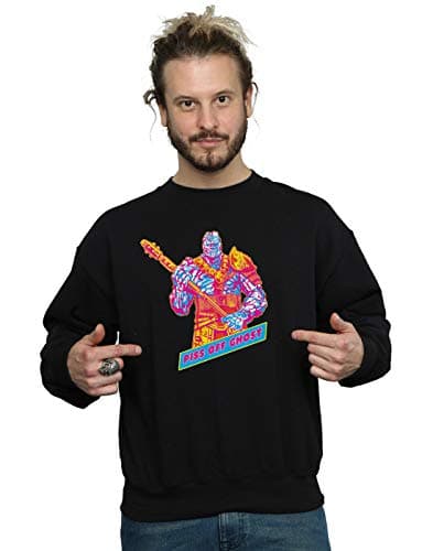 Image of Marvel Men's Thor Ragnarok Korg's Ghost Sweatshirt Black XXXXX-Large