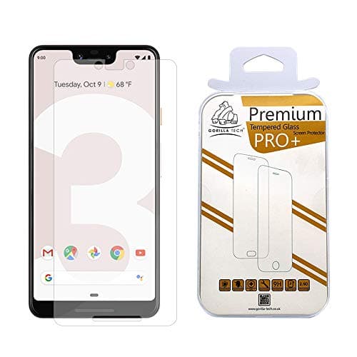 Image of Gorilla Tech Screen Protector for Google Pixel 3 XL Case Friendly Premium Tempered Glass, 3D Touch and Face ID Compatible, Easy Bubble-Free Installation, 9H Hardness, Anit Glare, Anti Scratch