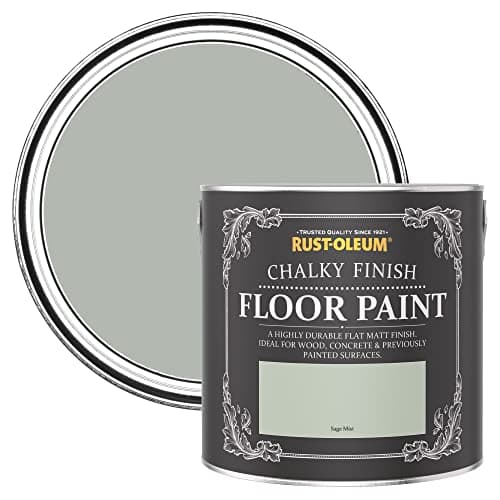 Image of Rust-Oleum Green Scratch-Proof Floor Paint in Matt Finish - Sage Mist 2.5L