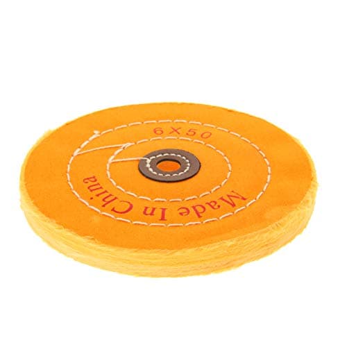Image of Utoolmart 150mm/6-Inch Buffing Polishing Pad Wheel Cotton for Fine Polishing of Various Gold and Silver Jewelry Hardware Products 1pcs