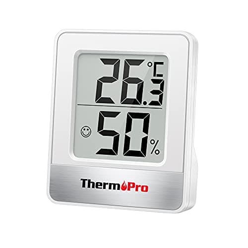 Image of ThermoPro TP49 Small Digital Hygrometer Indoor Thermometer Ambient Thermometer Temperature Monitor and Humidity Meter for Home Office Comfort Reptile Thermometer