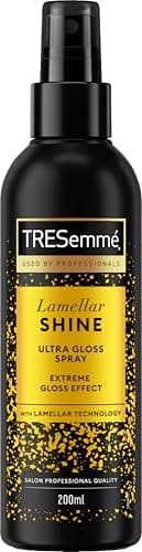 Image of TRESemmé Lamellar Shine Ultra Gloss Hair Shine Spray with patented Lamellar Technology for an extreme gloss effect and heat protection up to 230°C 200 ml