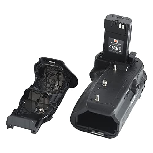 Image of DSTE 4365C001 BG-R10 Battery Grip Compatible for LP-E6,LP-E6N,LP-E6NH Battery and Canon EOS R5, EOS R6, EOS R5 C Camera