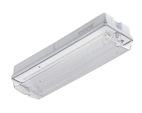 Image of Knightsbridge 230V IP65 6W LED Emergency Bulkhead Non-maintained, 6 W, White