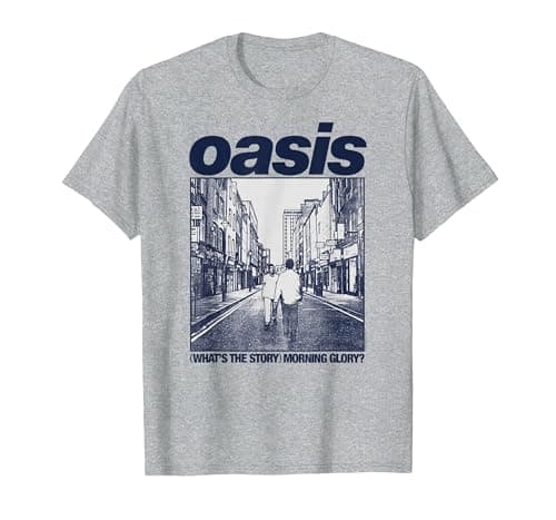 Image of Oasis Amazon Exclusive WTSMG in Grey T-Shirt, Men, Heather Grey, Medium