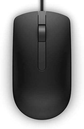 Image of Generic MS116 Wired Optical USB Mouse - Black, 3-Button, USB 3.0, Lightweight, Ergonomic, Soundless, Programmable, 1.8m Cable, Windows, macOS, Linux Compatible