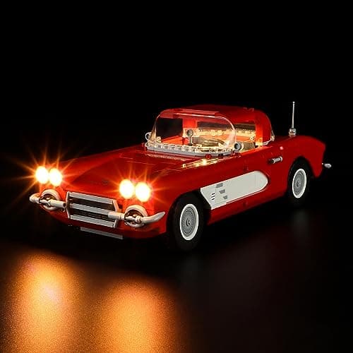Image of Lightailing Light For Lego- 10321 Corvette 1961 - Led Lighting Kit Compatible With Lego Building Blocks Model - NOT Included The Model Set