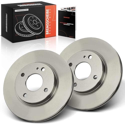 Image of Frankberg Brake Disc Set incl. 2x Discs Front Vented Ø258mm Compatible with Fiesta VI CB1 CCN Fiesta VI Van Replace# 1535924,1523795