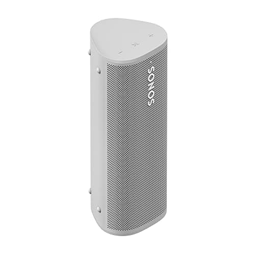 Image of Sonos Roam SL. Experience size-defying sound at home and on the go with this lightweight, outdoor-ready portable speaker with up to 10 hours of battery life and AirPlay2 compatible. (white)