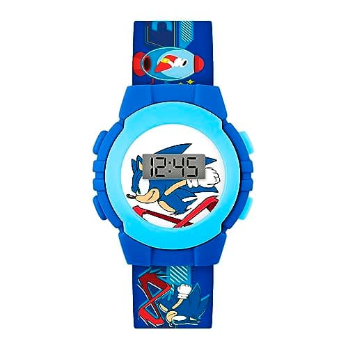 Image of Sonic Sega The Hedgehog Blue Digital Watch SNC4316