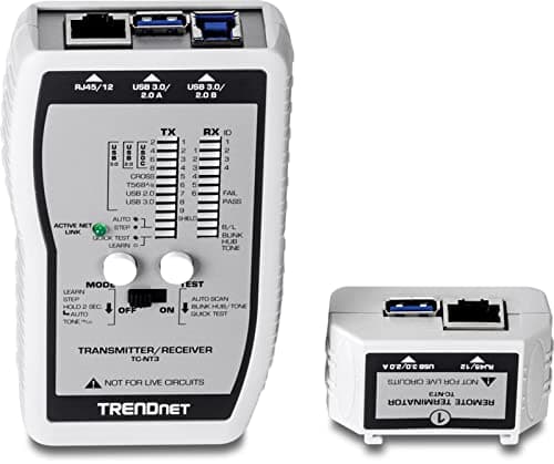 Image of TRENDnet VDV and USB Cable Tester, TC-NT3