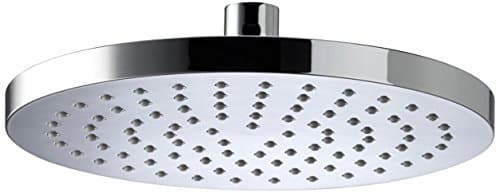 Image of Bristan 200mm ABS Round Fixed Shower Head, Large Rain Rainfall Shower Head, Chrome - FHC ABRD01 C