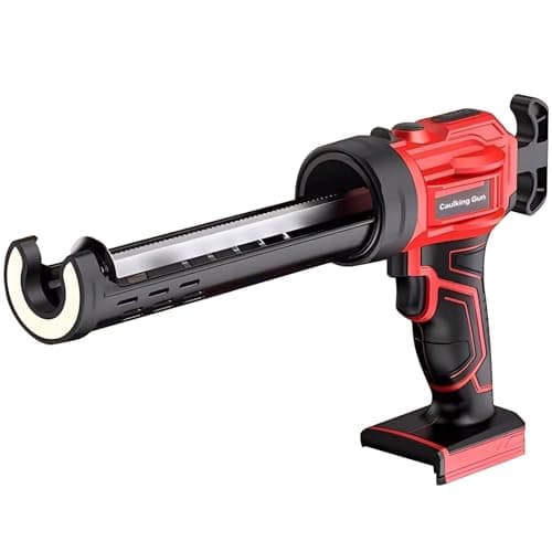 Image of Electric Cordless Caulking Gun Compatible with Makita 18-20V Batteries, with LED Light, 4 Adjustable Speeds Silicone Gun for Filling, Sealing, Work for 10oz/300ml Cartridge