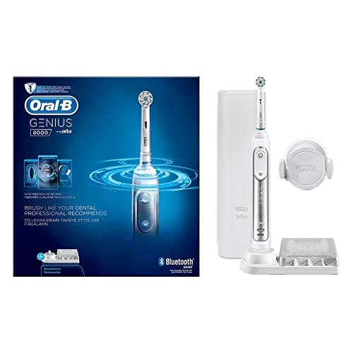 Image of ORAL-B Genius Pro 8000 Electronic Power Rechargeable Battery Electric Toothbrush with Bluetooth Connectivity Powered, 800 g