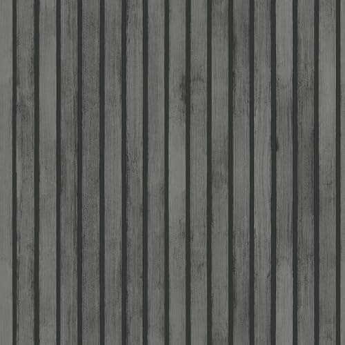 Image of Arthouse | Wood Slats Charcoal Grey Wallpaper | Photographic Wood Slat Design | Modern Grey Wash Finish | Easy to Apply, Paste The Paper | 1005 x 53cm