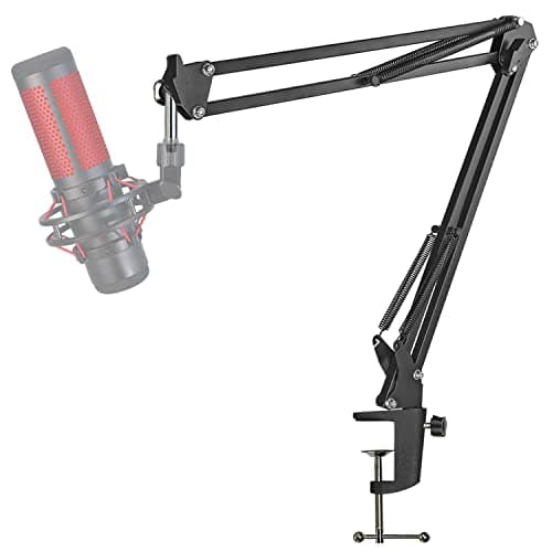 Image of HyperX QuadCast Boom Arm Mic Stand - Boom Mic Arm Desktop Microphone Arm for Blue Yeti, Snowball, Razer Mic, FIFINE, SM7B and Most Microphone by YOUSHARES