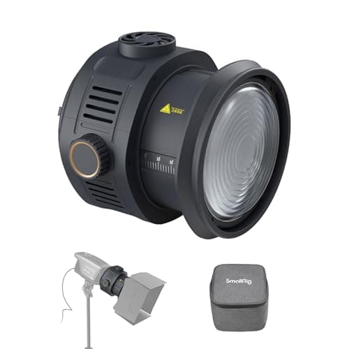 Image of SMALLRIG RA-F150 Fresnel Lens with Bowens Mount, One-Handed Focus Adjustment for RC 120 RC 220 RC 350 RC 450 and Other Continuous Lights, Lighting Shaping Tool for Video Recording-4246