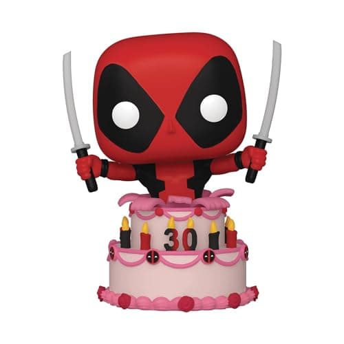 Image of Funko POP! Marvel: Deadpool 30th - Deadpool In Cake - Collectable Vinyl Figure - Gift Idea - Official Merchandise - Toys for Kids & Adults - Comic Books Fans - Model Figure for Collectors and Display