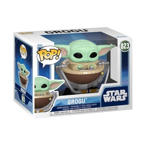 Image of Funko POP! Star Wars: The Mandalorian and Grogu - Grogu in Pram - Collectable Vinyl Figure - Gift Idea - Official Merchandise - Toys For Kids & Adults - Model Figure for Collectors and Display