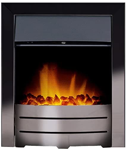 Image of Adam Colorado Electric Fire in Black Nickel