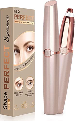 Image of Eyebrow Trimmer Women, Rechargeable Protable Eyebrow Trimmer Safe Lady Trimmer Eyebrow Shaping Razor, Painless Eyebrow Shaver Hair Remover