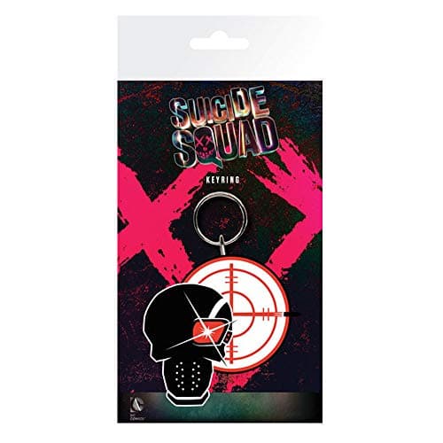 Image of DC Comics Suicide Squad, Deadshot Skull, Keyring