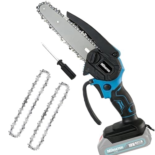 Image of 8 Inch Mini Chainsaw Brushless, Cordless Handheld Electric Chainsaw for Makita 18V Battery (Tool Only),950W High Torque Motor,One-Hand Lightweight 1.1kg Power Saw for Garden Pruning,Tree Trimming