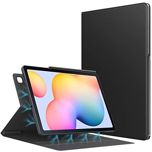 Image of TiMOVO Case for All-New Samsung Galaxy Tab S6 Lite 10.4 Inch 2024/2022/2020, Ultra Slim Lightweight Magnetic Stand Cover Fit Galaxy Tab S6 Lite Tablet - Black