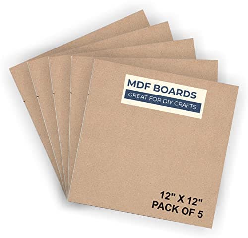 Image of Variety MDF 3.2MM 12X12 Pack of 5
