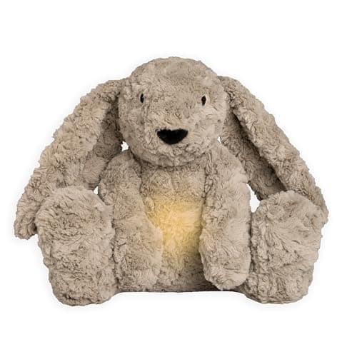 Image of Baby's Only - Bibi the Cuddle Bunny with Sleep Trainer - Baby Night Light with White Noise - Cry Sensor - Sleep aid for Baby - for Girls and Boys - Newborn & Baby Gifts - Taupe