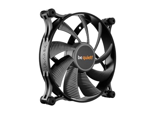 Image of be quiet! Shadow Wings 2 140MM Case Fan, Rifle Bearing, Black, Screwless, PWM, 14.9dB, Anti-Vibration Mounting, Rubberised Fan Frame, Anti-Vibration Mounting