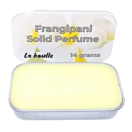 Image of Solid Perfume Balms. Handmade. 14 gr. Only natural ingredients. Long lasting perfume. (Frangipani)
