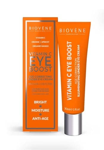 Image of Biovene Barcelona Retinol Glow Eyes & Vitamin C Eye Boost Uplift Energy Brightening Eye Cream 30ml (Vitamic C Eye Boost)