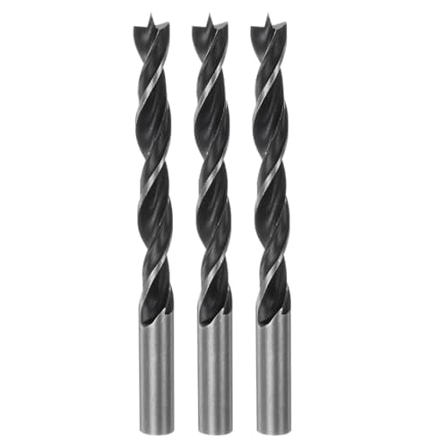 Image of sourcing map 3pcs Brad Point Drill Bits 11mm(7/16") Dia Straight Round Shank Drill Metric Brad Point 3.74" Drilling Depth Spiral Twist Drill Bits for Carpenter Woodworking Plastic Rubber