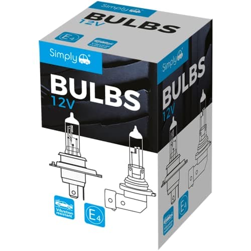 Image of Simply s711 H11 Car Headlight Bulb, 12V, 55W, Comply with ECE R-37, Base PGJ19-2, Suitable for all Headlights, Maximum Visibility, White