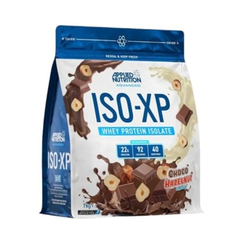 Image of Applied Nutrition ISO XP Whey Isolate - Whey Protein Isolate Powder, ISO-XP Funky Yummy Flavours (1kg - 40 Servings) (Choco Hazelnut)