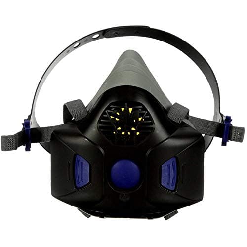Image of 3M Secure Click Half Mask Reusable Respirator, Speaking Diaphragm, Large, HF-803SD