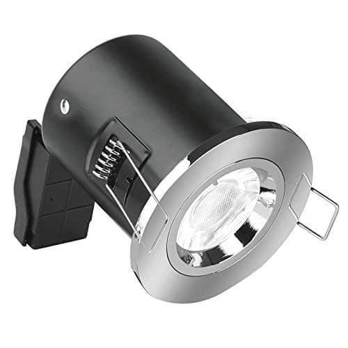 Image of Enlite (Aurora) GU10 Fire Rated Fixed Downlight - Polished Chrome (Pack of 10)