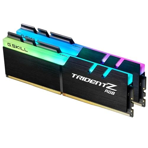 Image of G.SKILL, 2 x 16GB,F4-3200C16D-32GTZR Trident Z RGB, DDR4-3200, CL16-32 GB Dual-Kit, schwarz