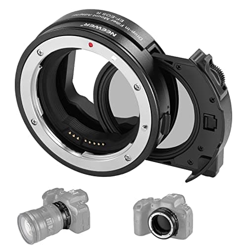 Image of NEEWER EF to EOS R Mount Adapter with Drop in CPL Filter, Autofocus Lens Converter Ring Compatible with Canon EF/EF-S Lens to EOS R EOS Ra EOS RP EOS R5 EOS R6 EOS R3 EOS C70 R5C R7 R10 R8 R50 etc