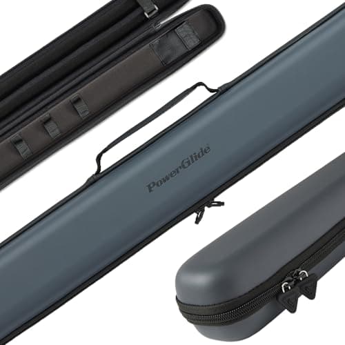 Image of POWERGLIDE CUE CASE SVARTUR Metallic Grey 2 PIECE
