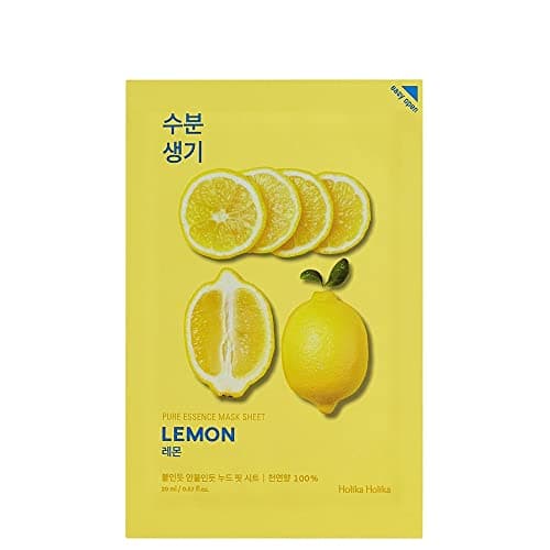 Image of Holika Holika Pure Essence Facial Sheet Mask, Lemon, 23 ml